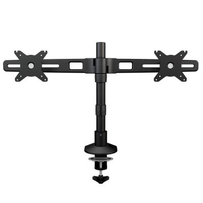 China Double Pole Flexible Aluminum Monitor Stand Computer Screen Desk-Mount-Arms 1-9kg for sale