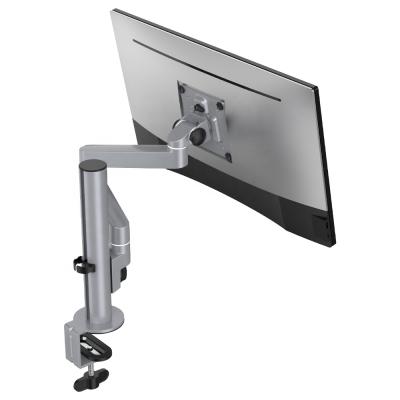 China Single Pole Aluminum Height Adjustable Monitor Desk-Bed-Arms With C Clamp Grommet Base 0-10kg for sale