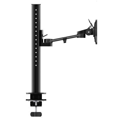 China Adjustable Monitor Mount VESA Bracket 1-8kg Desk Mount Pole Desk Metal Arm Mount Monitor Stand Single Size for sale