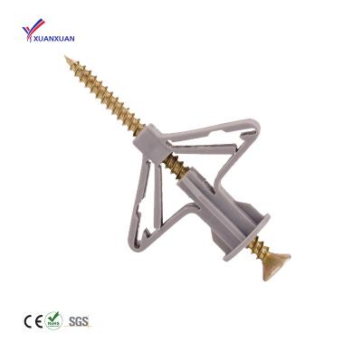 China Eco - Friendly Factory Sell Plastic Toggle Bolts And Screws In Drywall Anchors , Plastic Nail Anchors for sale