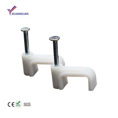 China New Fixable Material Long Life and Moisture Proof Plastic Wall Wire and Cable Clamp for sale