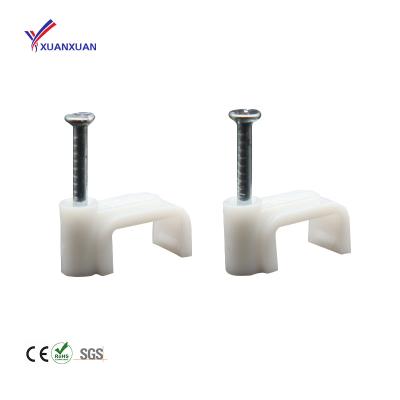 China Fixable Cheap Thickened Universal Cable Tube Buckle Plastic Wire And Cable Clamp for sale