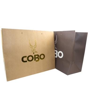 China 2022 Recyclable Custom Paper Kraft Paper Bags For Hot Product Gift Shopping Hot Stamping Paper Bags for sale