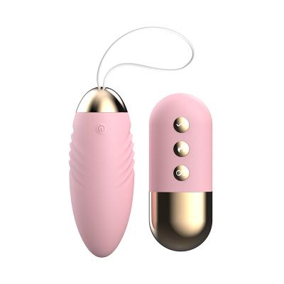 China Hot Sale Rechargeable Silicone Vibrator Wireless Remote Control Vibrating Egg Adult Toys Love Egg Vibrator Sex Toys For Women for sale