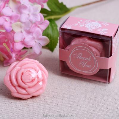 China Cheap Bridal Shower Birthday Favor Return Door Gifts Guest Keepsake Base Cleaning Bomboniere Scented Bath Soap for sale