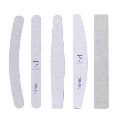 China Double Sided Nail File 100/180 Sandpaper Professional Custom Japanese Nail Tool Double Sided Nail File Wholesale Professional for sale