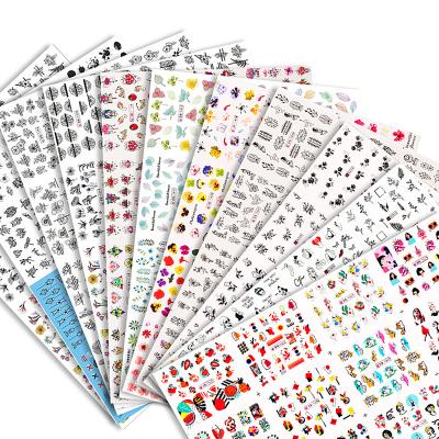 China 2021 Stylish and Convenient New Hot Selling Nail Art Stickers, Decals Laser Multi-design DIY Stickers, Glitter Nail Art Supplier for sale