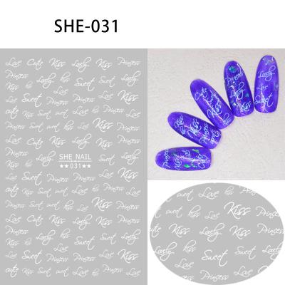 China Fashionable Stylish And Convenient Colorful Winter Nail Gel Nail Stickers Strips Stickers Logo Nail Sticker Brand Wholesale for sale