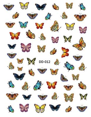 China And Convenient New Professional Nail Art Stickers 3d Nail Stickers Butterfly Nail Stickers Customized Stylish Wholesale for sale