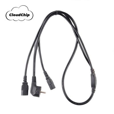 China Hot Selling Desktop Power Cord 1.5m 2m 2.5m One-in-Two Power Wire for sale