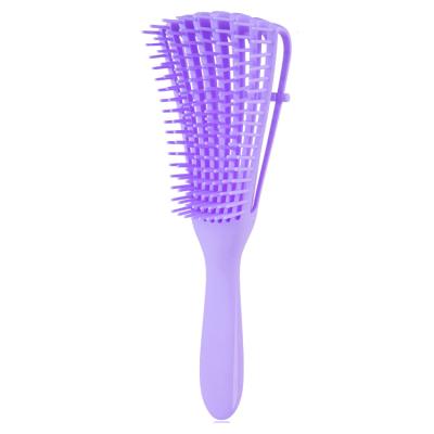 China Logo Products Eight Rows Detangling Massage Detangle Waterproof Wholesale Custom Hair Brush for sale