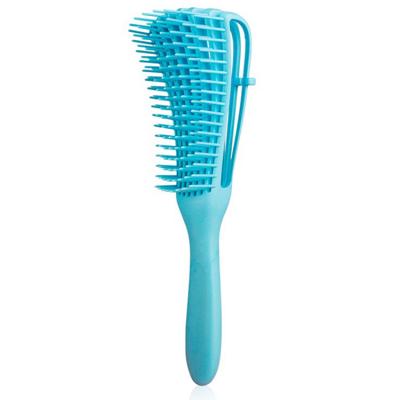 China Professional Waterproof Detangle Custom Hair Brush Eight Curved Movable Arms To Exhale Detangler Quick Dry Brush for sale