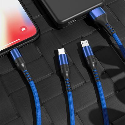 China Type C USB 5A Current Output Nylon Material Cable New Arrival Fast Charging Micro USB Cable 3a Usb Charger Type C for sale