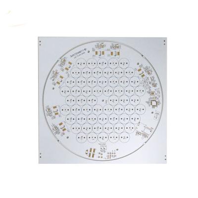 China FR4 metal core pcb factory leading to 2 layers aluminum round led pcb board 94v0 for sale