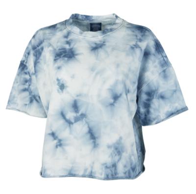 China Fashion Anti-pilling Women Quick Tie Dye Short Sleeve Sweatshirt CD1001 for sale