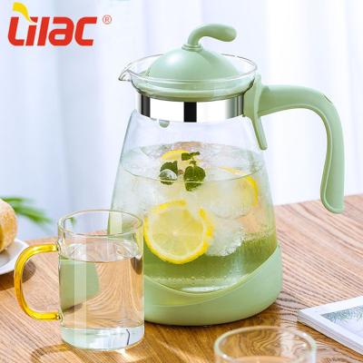 China Viable stock 2000ML China large milk glass cheap machine made water jug for sale