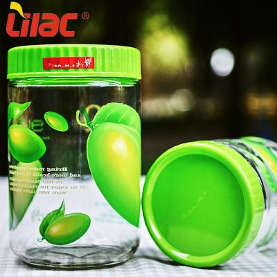 China Freshness Preservation China Supplier Petg Jar Sugar Jar Food Grade Airtight Packaging Unique Floral Honey/Pet/Rice/Sugar/Candy/Food Glass Jar for sale