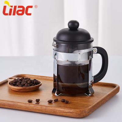 China French Press Sufficient Stock 600ml 800ml 1000ml Low Price Dropshipping Coffee Maker Viable Lilac Stainless Glass Cafetiere Cafetiere for sale