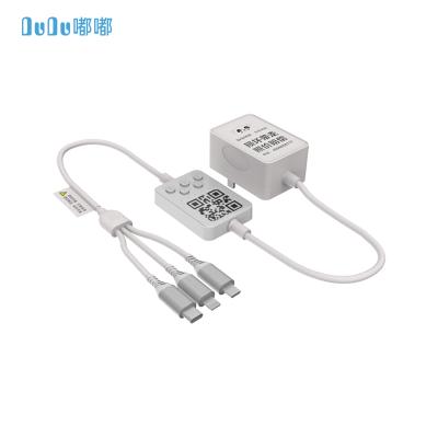 China White Electric Power Tool Phone Cable Shared Charger For Restaurant And Apartment for sale