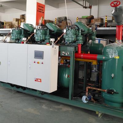 China Three Parallel Screw Refrigeration Units For Cold Storage -18 Degrees for sale