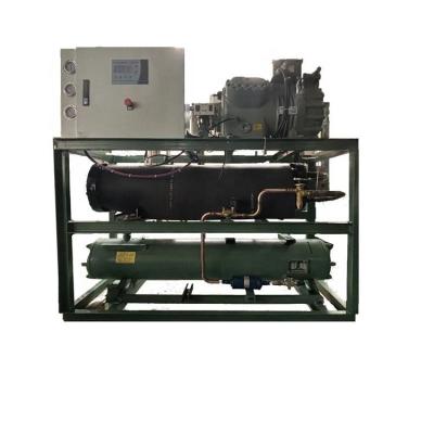 China 4VG-30.2 industriële koelcompressor 30 pk schelp en buis verdamper waterkoelmachines waterkoelmachines koelmachines Te koop