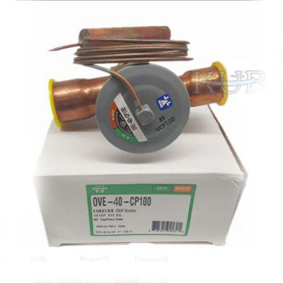 China Ove-40-Cp100 R407c Thermal Expansion Valve Gas Sporlan Wrought Brass Body Material for sale