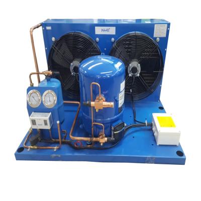 China 5HP R404A Outdoor Refrigeration Maneurop Air Cooled  refrigerating unit cold storage refrigeration Condensing Unit Te koop