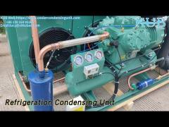 Parallel Refrigeration Condensing Unit R22 / R404A Multi Stage Semi Hermetic