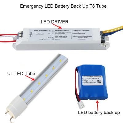 China 5FT T8 Emergency LED Tube with Emergency Backup 22W CE ROHS approved for sale