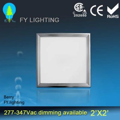 China 100 LM/W Square LED Ceiling Panel Light 600X600 With DLC cUL UL Approved for sale