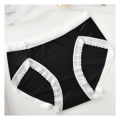 China Anti-Bacterial 2023 Fashion Soft Comfortable Smooth Knitted Breathable Women's Briefs for sale