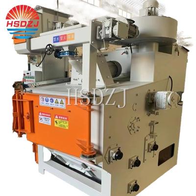 China Cheapest equipment sand blasting belt tumble metal surface equipment small caterpillar cleaning peening machine for sale