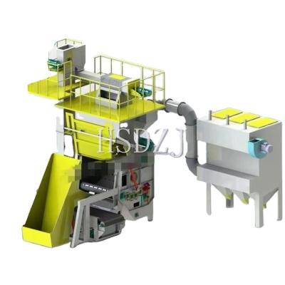 China Tumble Belt Type Shot Blasting Machine Crawler Shot Blasting Metal Surface Cleaning Equipment for sale