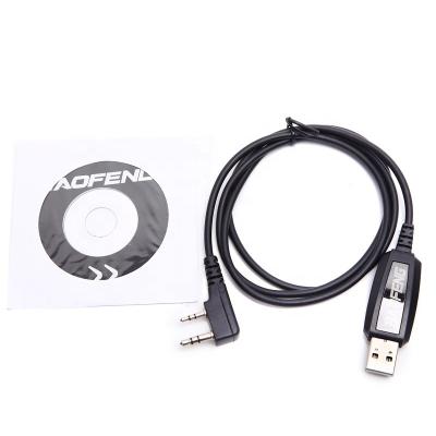 China Baofeng original brand COMPUTER programming cables for baofeng 888s uv-5r 5R 82 walkie talkie 6R handheld cables line for sale