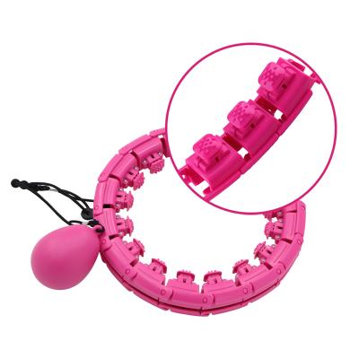 China Eco-Friendly Polynesian Dance Smart Detachable Hoops 24 Knots Massage Test Program Fitness Polynesian Dance Burning Ring Fat for sale