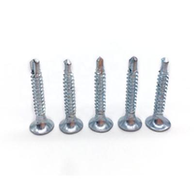 China Cheap High Quality Flat Head Buggle Head Self Drilling Screws For Construction Roof for sale