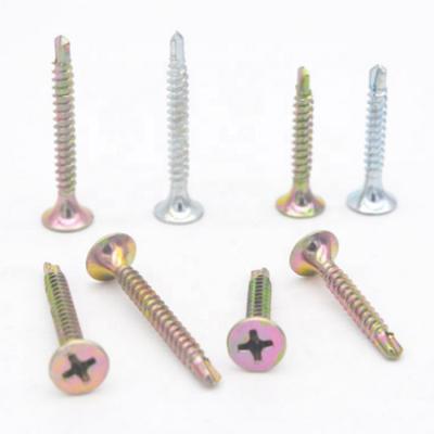 China China Wholesale Flat Truss Head Galvanized Flat Head M8 Flat Head Drilling Screws for sale