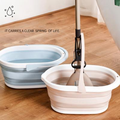 China Sustainable 15L Silicone Collapsible Beach Fishing Bucket Waterproof , Portable Collapsible Toilet Bucket Collapsible Basin for sale