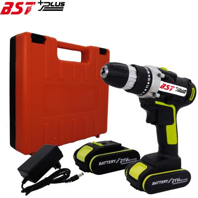 China Drilling In The Electric Driver Wrench Power Tools 21V Lithium Ion Battery Cordless Electric Drill Ceramic Wood Steel Hand for sale