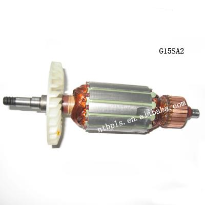 China For G15SA2 Angle Grinder Power Tool Spare Parts For G15SA2 Armature/Angle Grinder Rotor for sale