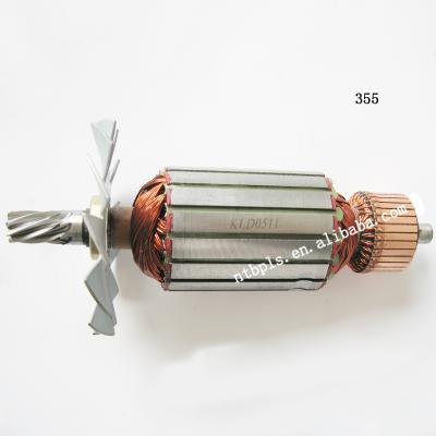 China Copper Machine Tool Spare Parts For LG355 Armature / Cut off Machine Rotor for sale