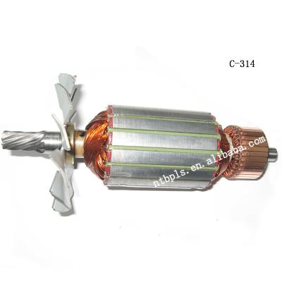 China Copper For C-314 LG Machine Tool Spare Parts / Cutting Machine Rotor Armature for sale