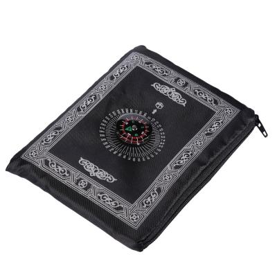 China Geometric Folding Mat Children's Prayer Folding Prayer Mat Muslim Prayer Rug Cover With Bag Low Price for sale