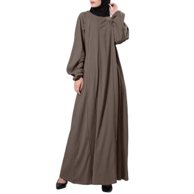 China 2021 New Polyester Plus Size Women's Long Robe Muslim Islamic Clothing Islamic Clothing for sale