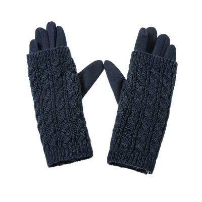 China Dot Finger Winter Thickened Warmth Do Housework Ladies Detachable Gloves Gym Outdoor Recycling Gloves for sale