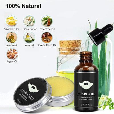 China Best Selling Beard Oil Beard Care Kit With Razor Beard Oil Beard Balm/Shampoo Comb For Men Ready To Ship for sale