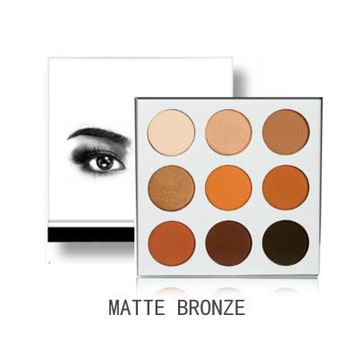 China Waterproof Fashion Matte Bronze Make Up Eyeshadow Palette With Private Label OEM/ODM Chinese Factory for sale