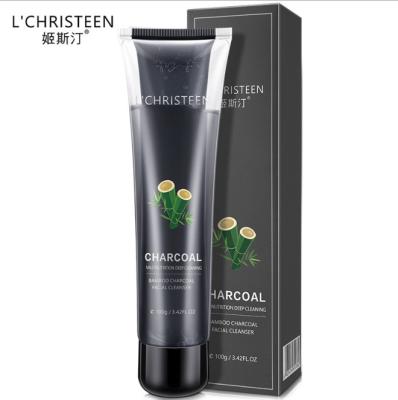 China Packing Charcoal Moisturizing Natural Mild Facial Cleanser For Face Care Private Label OEM for sale