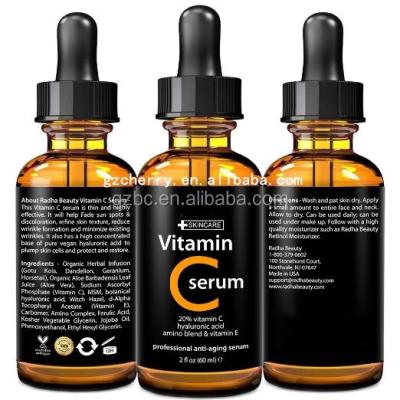 China Anti Aging Private Label Serum Vitamin C Anti Aging Serum For Skin Whitening for sale