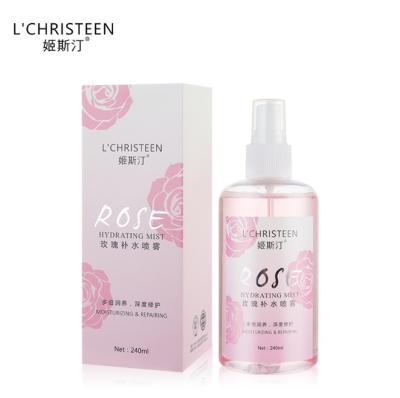 China Private Label Rose Mist Facial Spray Toner Pure Natural Toner for sale